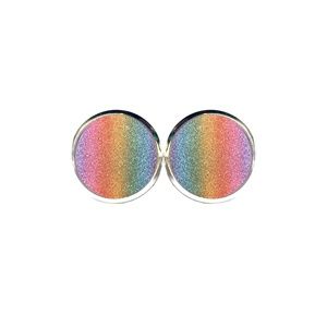 Rainbow Glitter Earrings